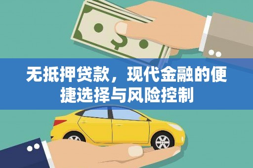 横山无抵押贷款，现代金融的便捷选择与风险控制