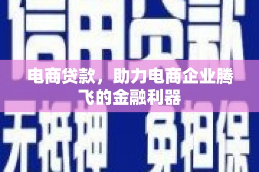 横山电商贷款，助力电商企业腾飞的金融利器