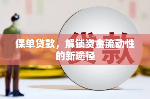 横山保单贷款，解锁资金流动性的新途径