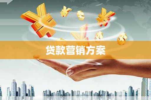 横山贷款营销方案