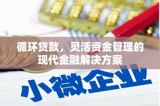 横山循环贷款，灵活资金管理的现代金融解决方案