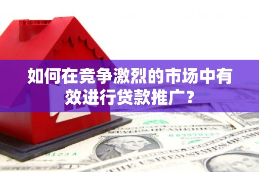 横山如何在竞争激烈的市场中有效进行贷款推广？