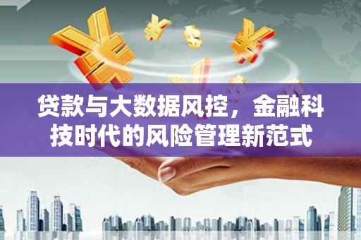 横山贷款与大数据风控，金融科技时代的风险管理新范式
