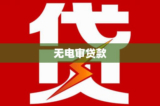 横山无电审贷款