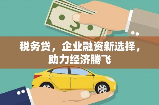 横山税务贷，企业融资新选择，助力经济腾飞