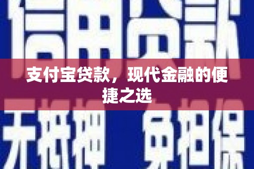 横山支付宝贷款，现代金融的便捷之选