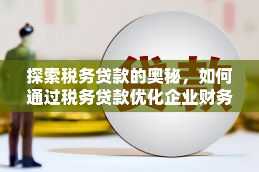 横山探索税务贷款的奥秘，如何通过税务贷款优化企业财务