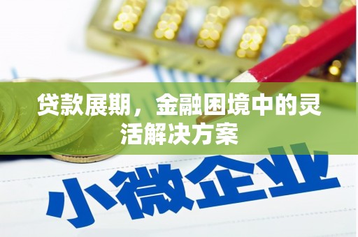横山贷款展期，金融困境中的灵活解决方案