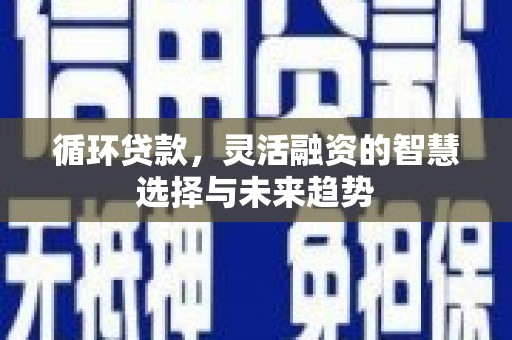 横山循环贷款，灵活融资的智慧选择与未来趋势