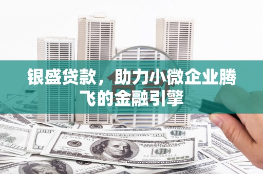 横山银盛贷款，助力小微企业腾飞的金融引擎