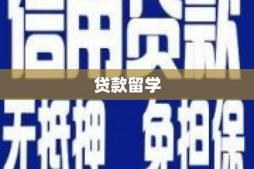 横山贷款留学