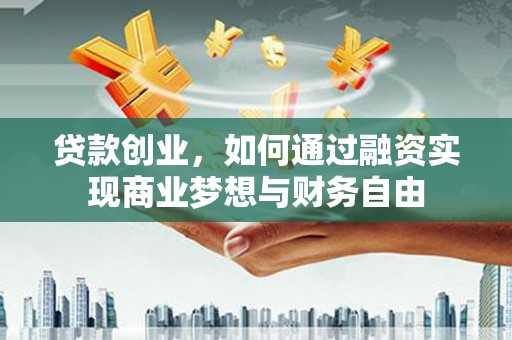 横山贷款创业，如何通过融资实现商业梦想与财务自由