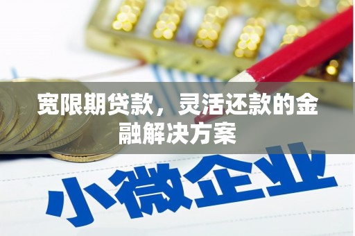 横山宽限期贷款，灵活还款的金融解决方案