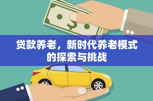 横山贷款养老，新时代养老模式的探索与挑战