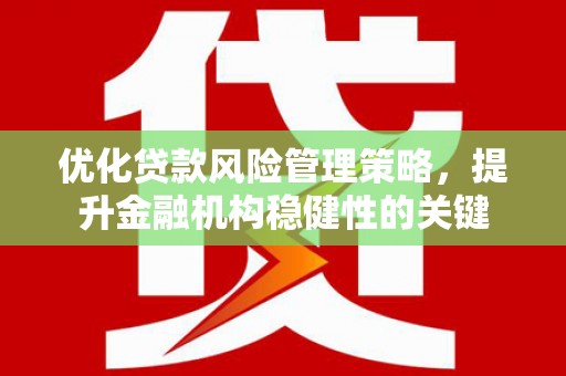 横山优化贷款风险管理策略，提升金融机构稳健性的关键