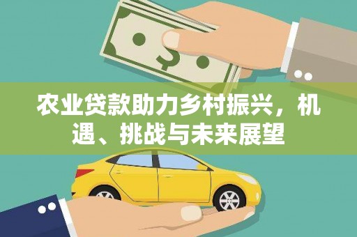 横山农业贷款助力乡村振兴，机遇、挑战与未来展望