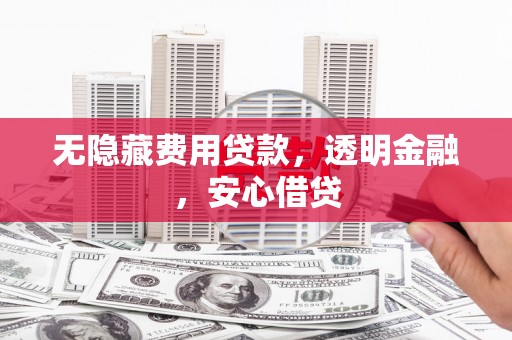 横山无隐藏费用贷款，透明金融，安心借贷