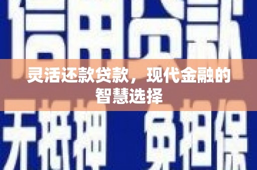 横山灵活还款贷款，现代金融的智慧选择