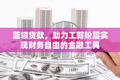 横山蓝领贷款，助力工薪阶层实现财务自由的金融工具